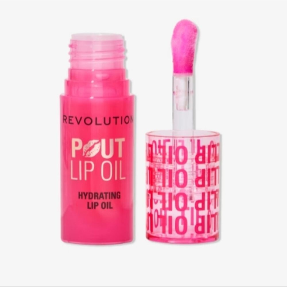 New Revolution Pout Lip Oil Watermelon Pink
